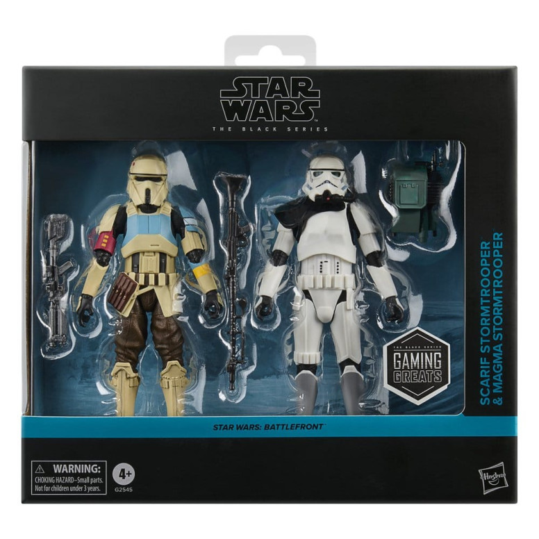 Hasbro Star Wars The Black Series Gaming Greats - Stormtrooper di Scarif e Stormtrooper del Magma - Star Wars: Battlefront