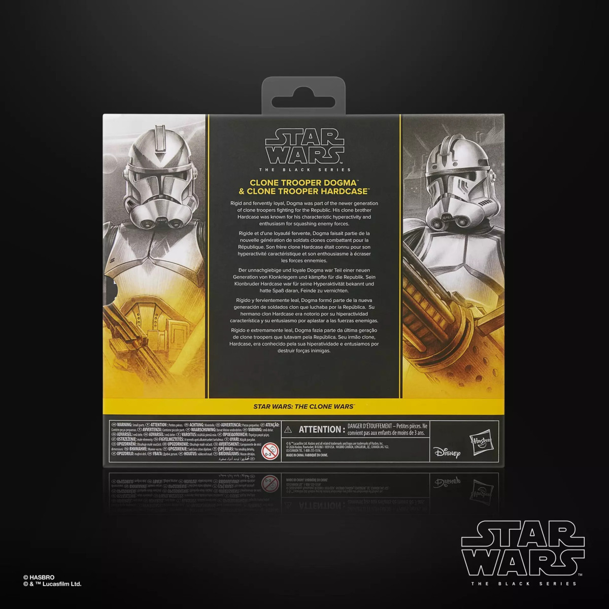 Star Wars The Black Series: Clone Trooper Dogma e Clone Trooper Hardcase - The Clone Wars