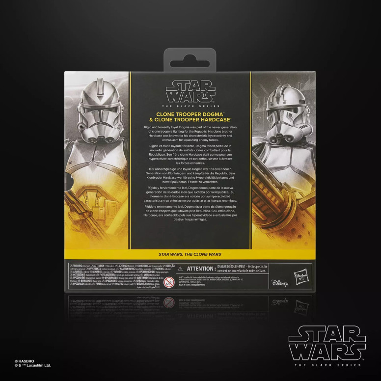 Star Wars The Black Series: Clone Trooper Dogma e Clone Trooper Hardcase - The Clone Wars
