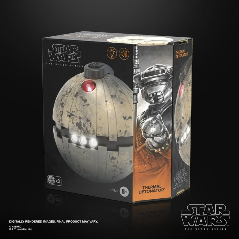 Hasbro Star Wars The Black Series e - Replica del detonatore termico 1/1 - Star Wars Episodio VI