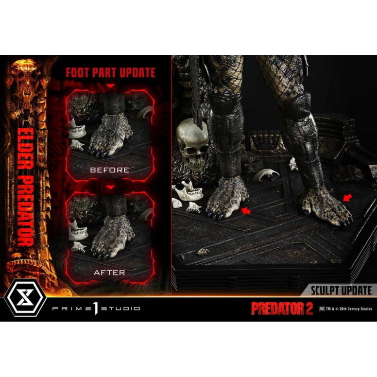 Prime 1 Studio - Predator 2 - Elder Predator DX Bonus Version Museum Masterline Series e 1/3