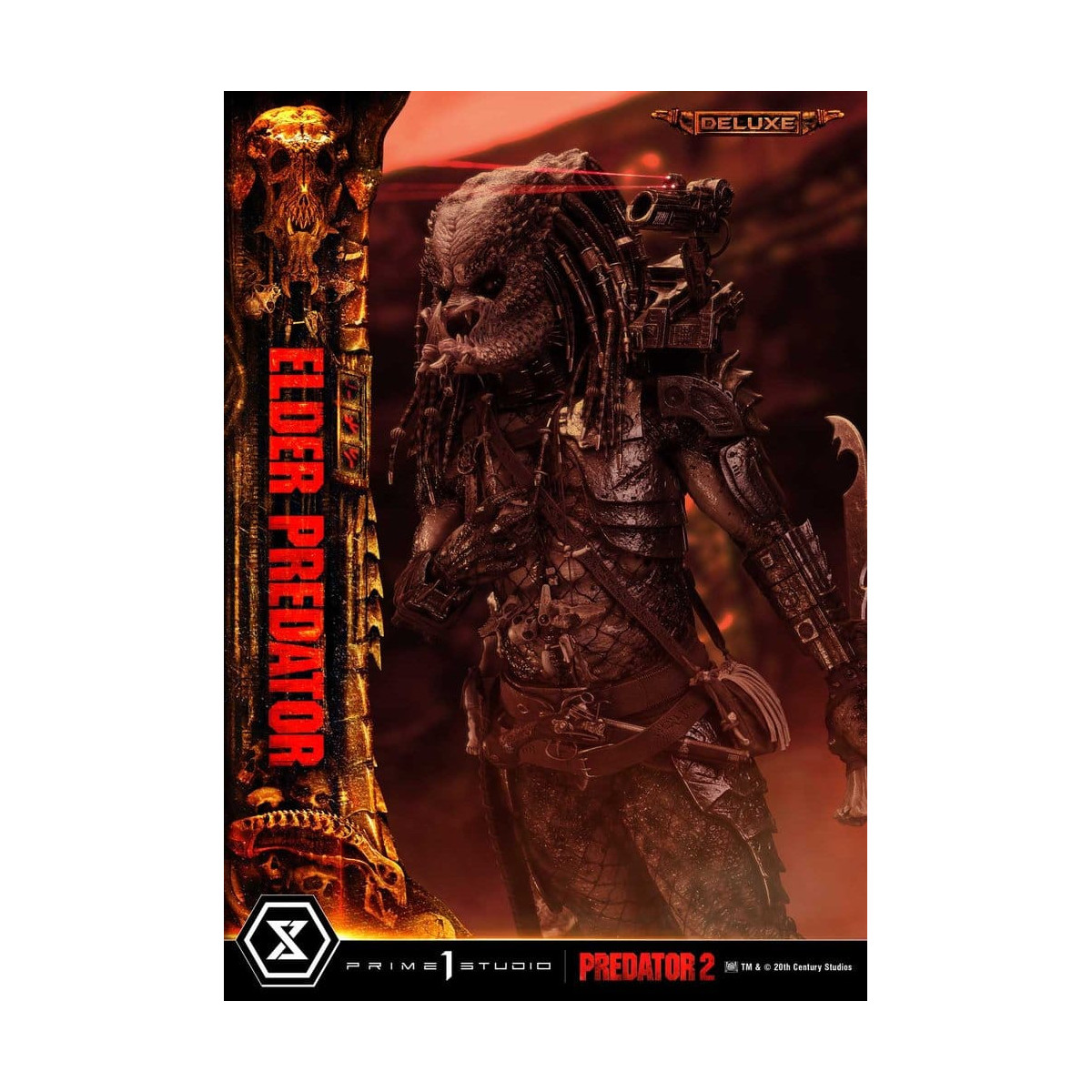 Prime 1 Studio - Predator 2 - Elder Predator DX Bonus Version Museum Masterline Series e 1/3