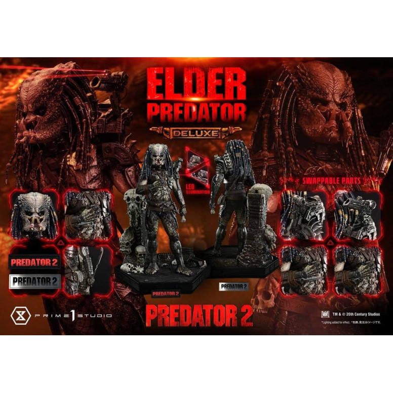 Prime 1 Studio - Predator 2 - Elder Predator DX Versione Museum Masterline Series 1/3