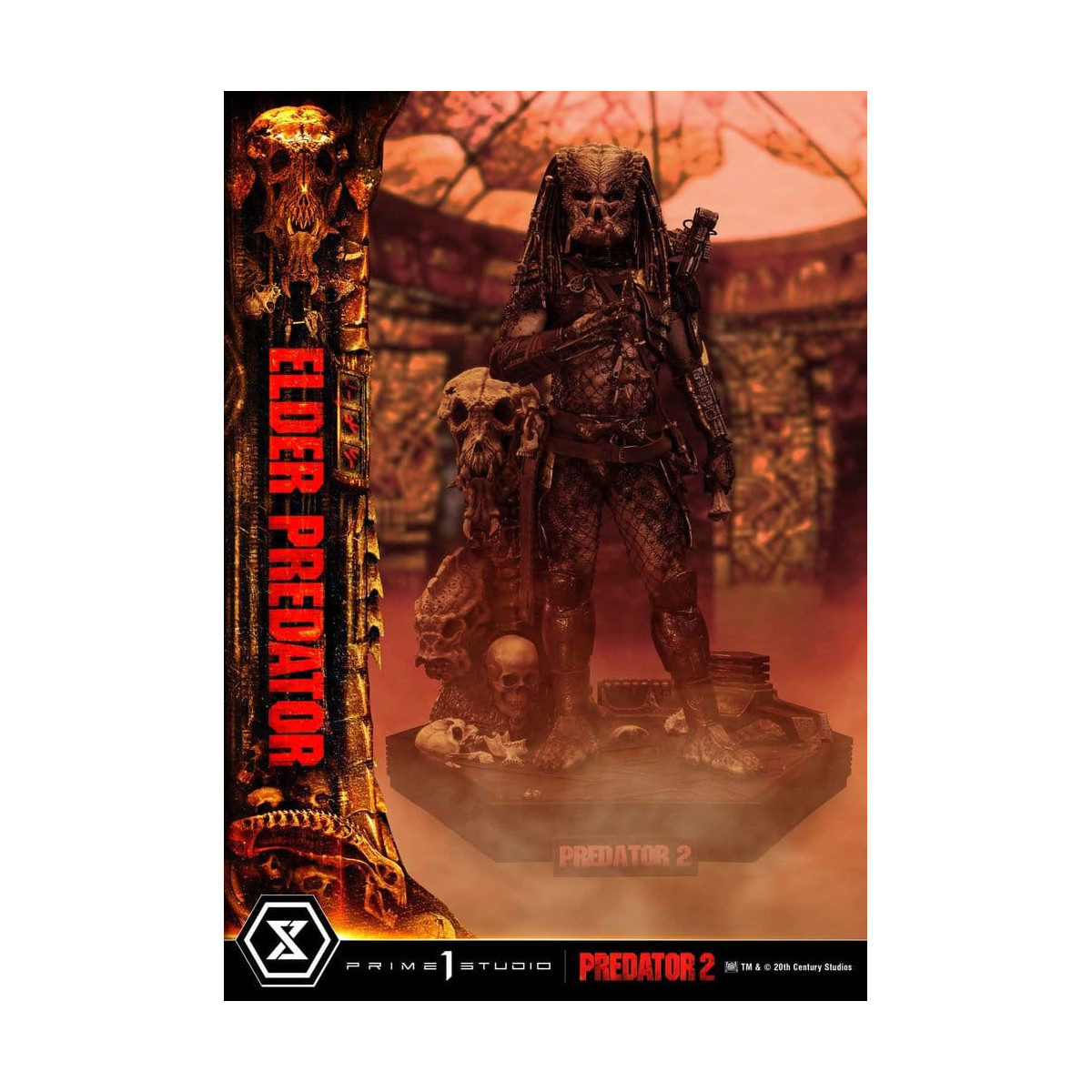 Prime 1 Studio - Predator 2 - Elder Predator DX Versione Museum Masterline Series 1/3