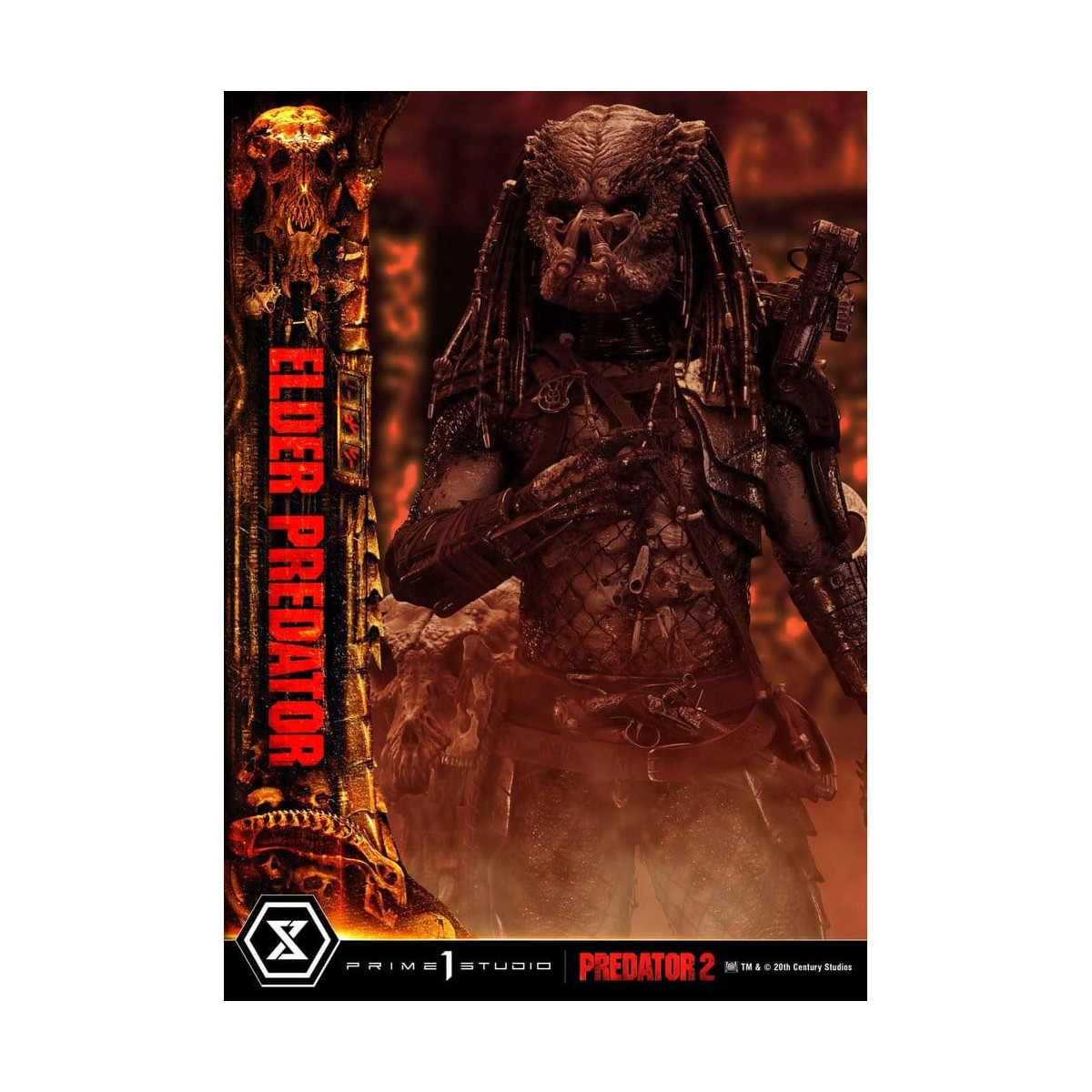 Prime 1 Studio - Predator 2 - Elder Predator DX Versione Museum Masterline Series 1/3