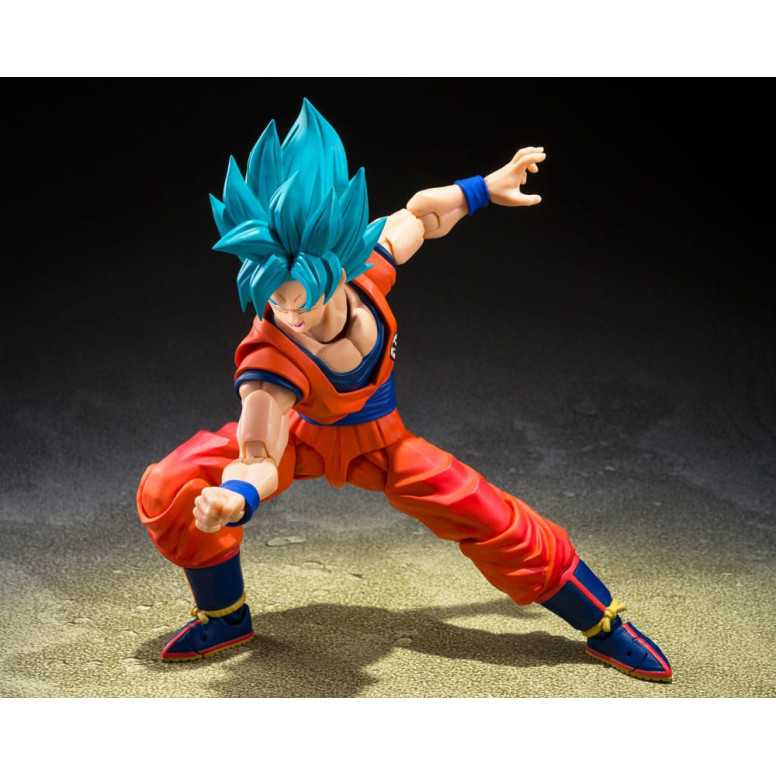 Bandai Tamashii - Super - Super Saiyan God Super Saiyan Son Goku  (Potere blu che supera i limiti) - Dragon Ball SHF SHFiguarts