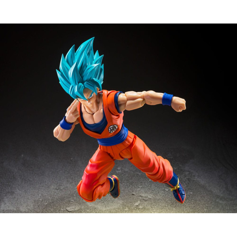 Bandai Tamashii - Super - Super Saiyan God Super Saiyan Son Goku  (Potere blu che supera i limiti) - Dragon Ball SHF SHFiguarts