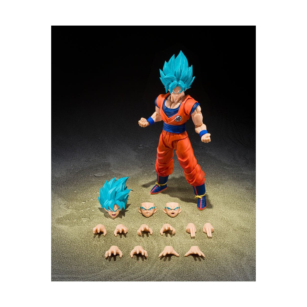 Bandai Tamashii - Super - Super Saiyan God Super Saiyan Son Goku  (Potere blu che supera i limiti) - Dragon Ball SHF SHFiguarts