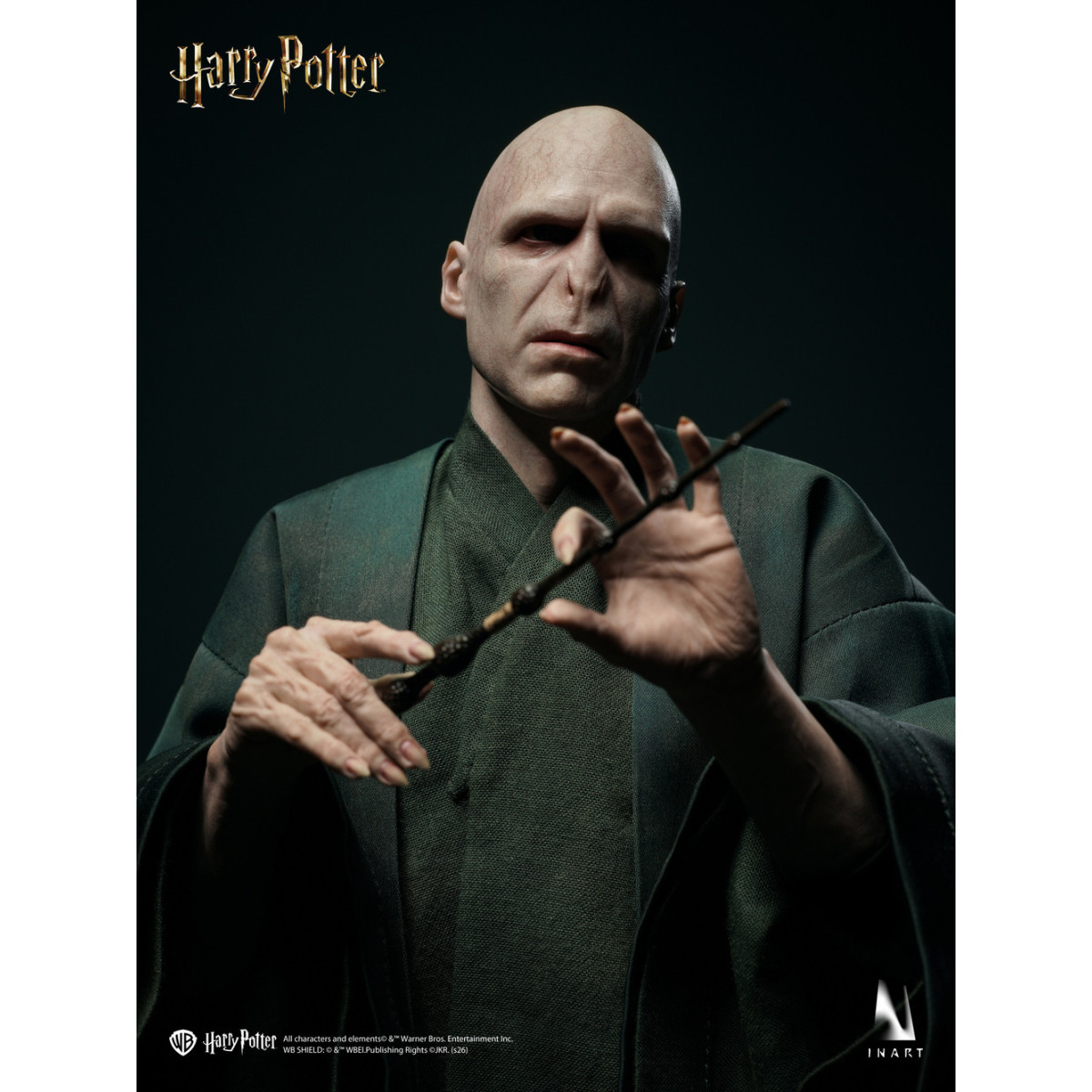 INART - Harry Potter e i Doni della Morte - Voldemort, versione standard, figura da collezione in scala 1/6