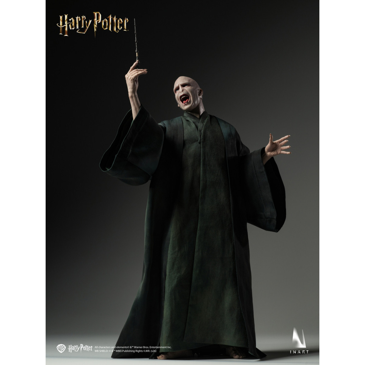 INART - Harry Potter e i Doni della Morte - Voldemort, versione deluxe, figura da collezione in scala 1/6