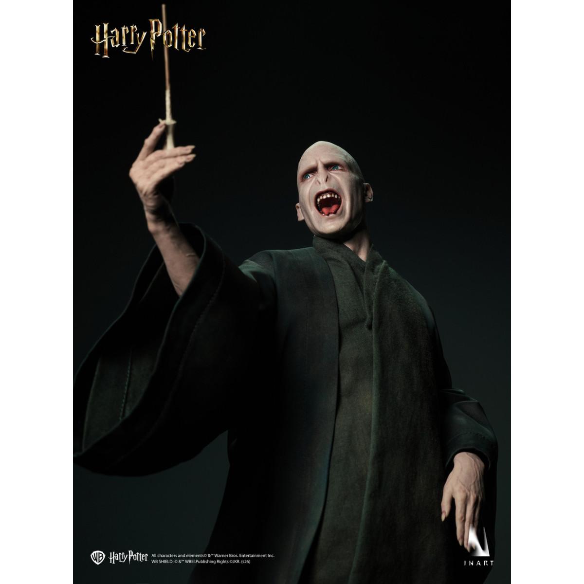 INART - Harry Potter e i Doni della Morte - Voldemort, versione deluxe, figura da collezione in scala 1/6