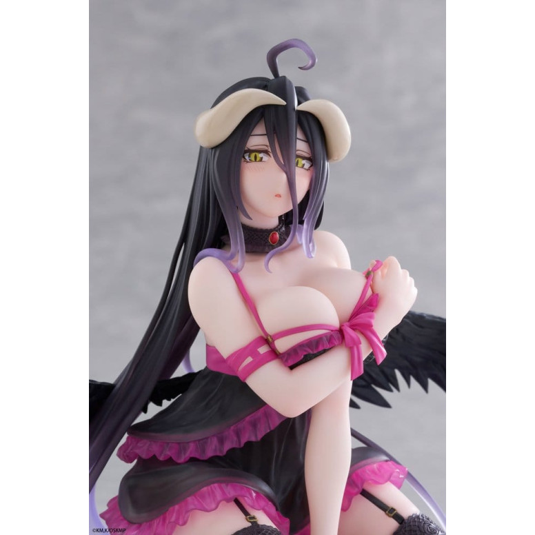 Taito - Figurina da scrivania di Albedo (versione in vestaglia) - Overlord