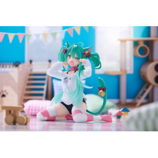 Taito - Maglietta con figura carina di Hatsune Miku con orecchie da gatto, versione Desktop