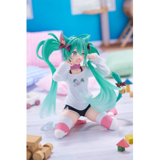 Taito - Maglietta con figura carina di Hatsune Miku con orecchie da gatto, versione Desktop