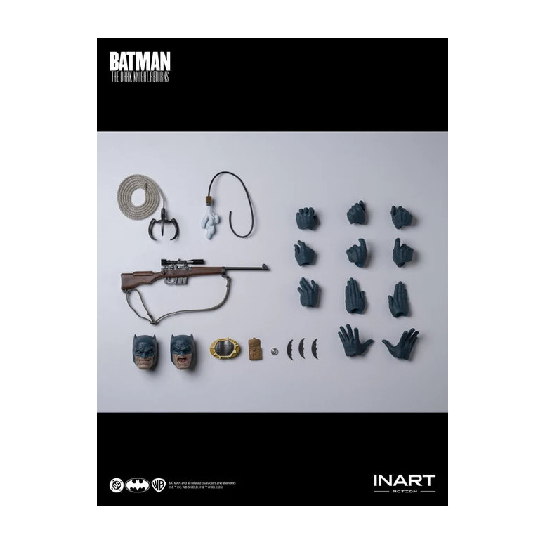INART - Batman: Il ritorno del Cavaliere Oscuro - Batman (tuta blu) - Figura in scala 1/12