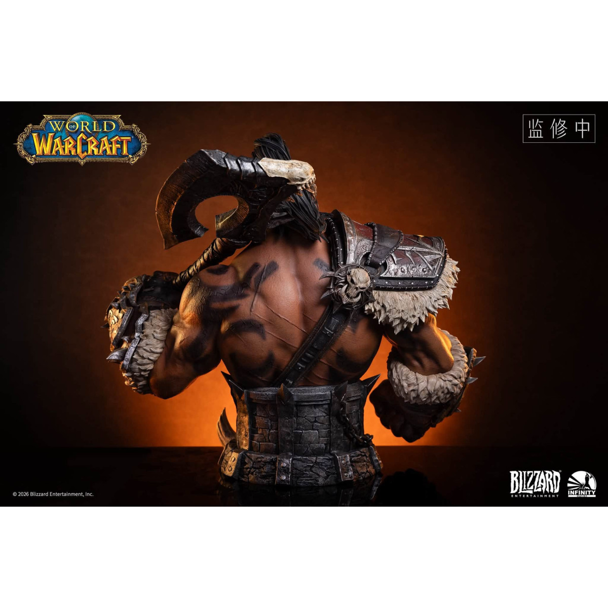 INFINITY STUDIO x BLIZZARD - Grommash Hellscream - Busto in scala 1/3 World of Warcraft
