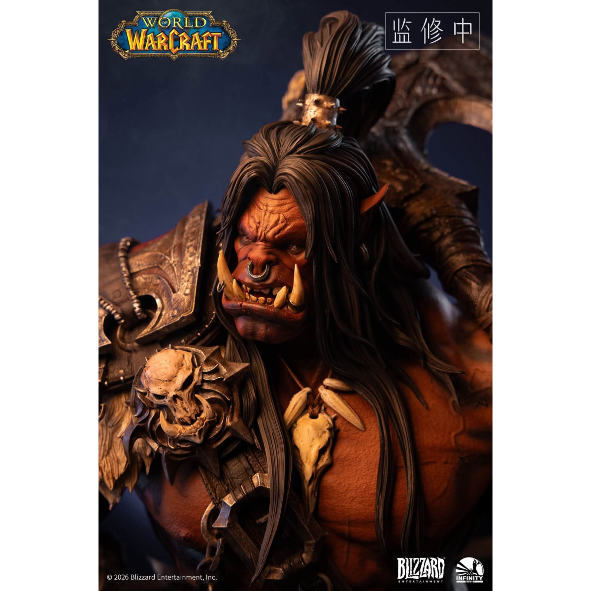 INFINITY STUDIO x BLIZZARD - Grommash Hellscream - Busto in scala 1/3 World of Warcraft