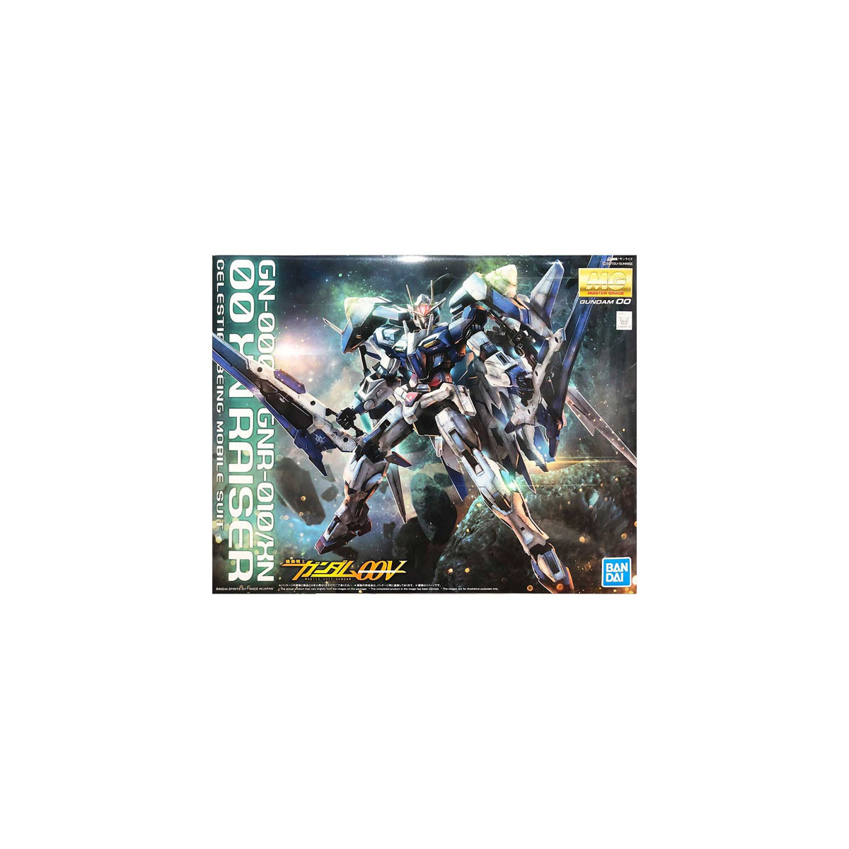Bandai - Gunpla - 1/100 MG - GN-0000 00 XN RAISER - Mobile Suit Gundam 00V