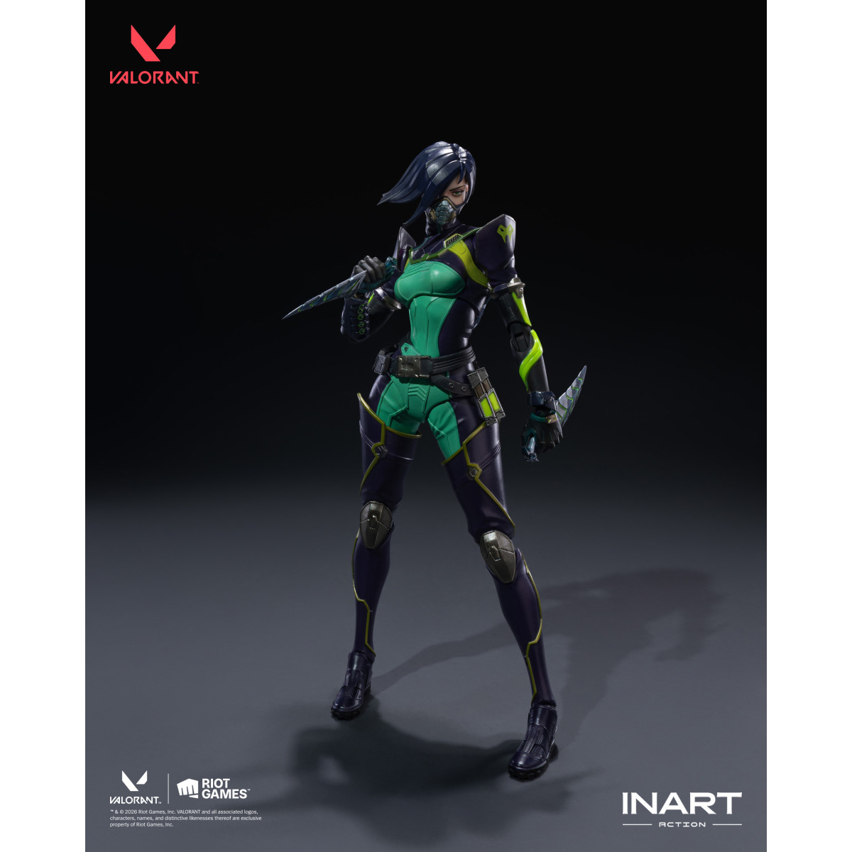 INART - Viper - Figurina in scala 1/12 di Valorant