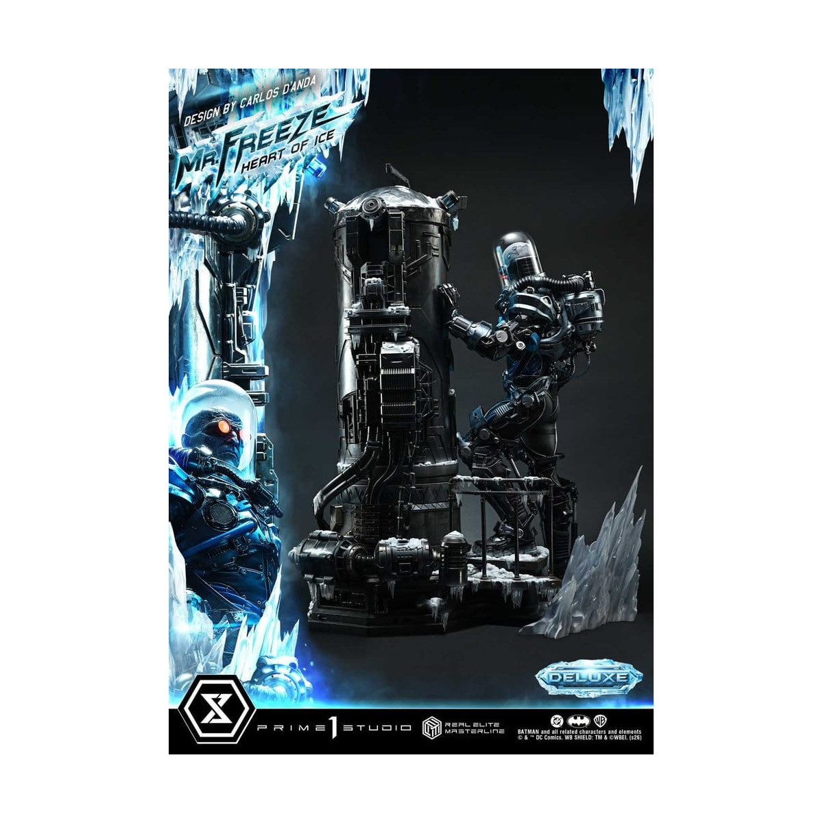 Prime 1 Studio - Mr Freeze Heart of Ice (Design di Carlos D'Anda) Versione Bonus DX - Real Elite Masterline Serie 1/3