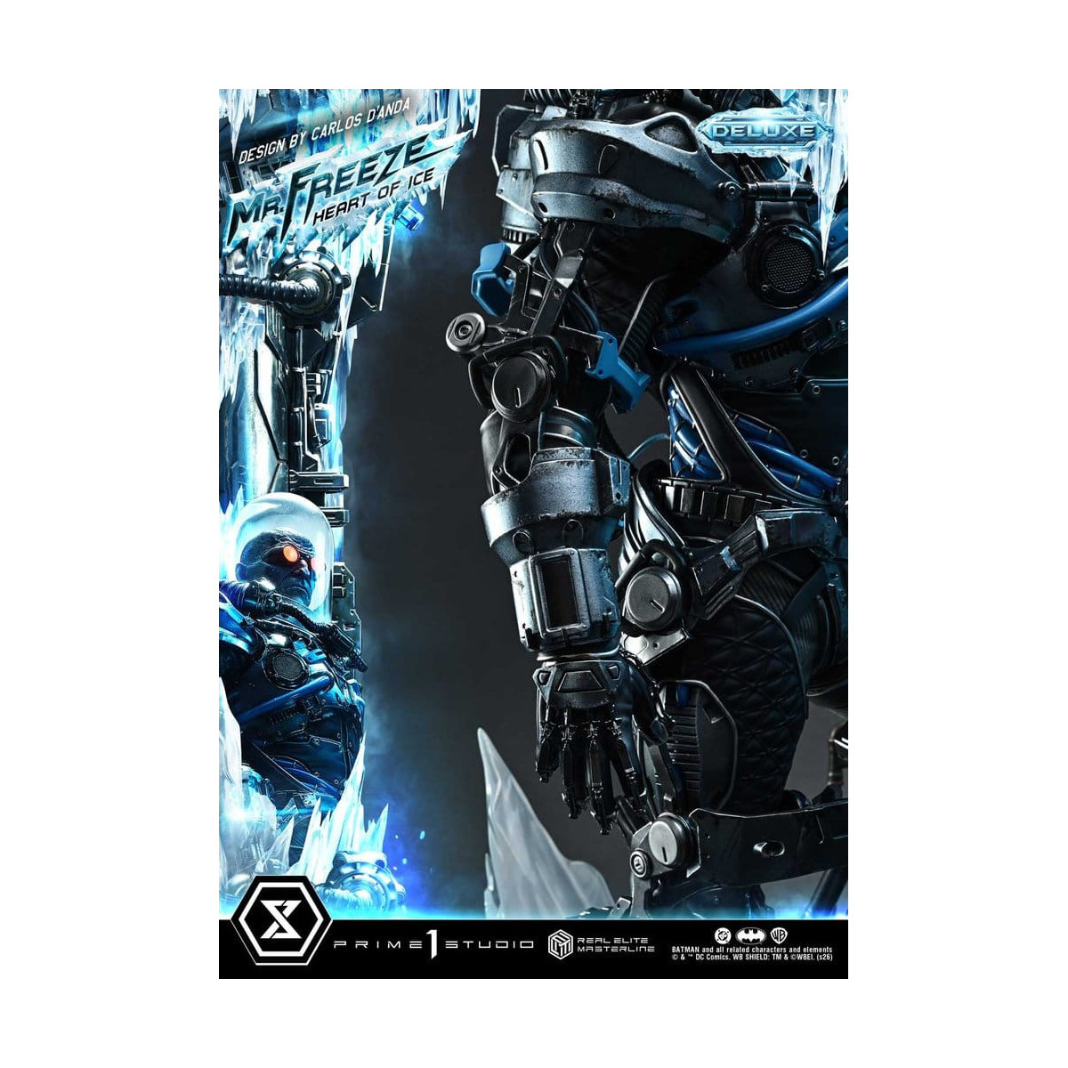 Prime 1 Studio - Mr Freeze Heart of Ice (Design di Carlos D'Anda) Versione Bonus DX - Real Elite Masterline Serie 1/3