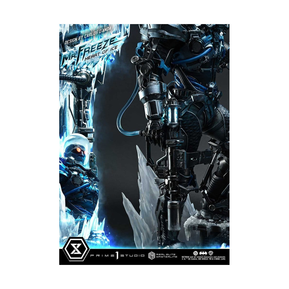 Prime 1 Studio - Mr Freeze Heart of Ice (Design di Carlos D'Anda) Versione Bonus DX - Real Elite Masterline Serie 1/3
