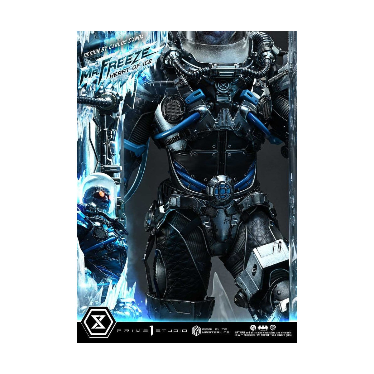 Prime 1 Studio - Mr Freeze Heart of Ice (Design di Carlos D'Anda) Versione Bonus DX - Real Elite Masterline Serie 1/3