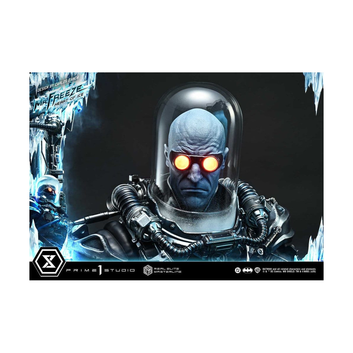 Prime 1 Studio - Mr Freeze Heart of Ice (Design di Carlos D'Anda) Versione Bonus DX - Real Elite Masterline Serie 1/3