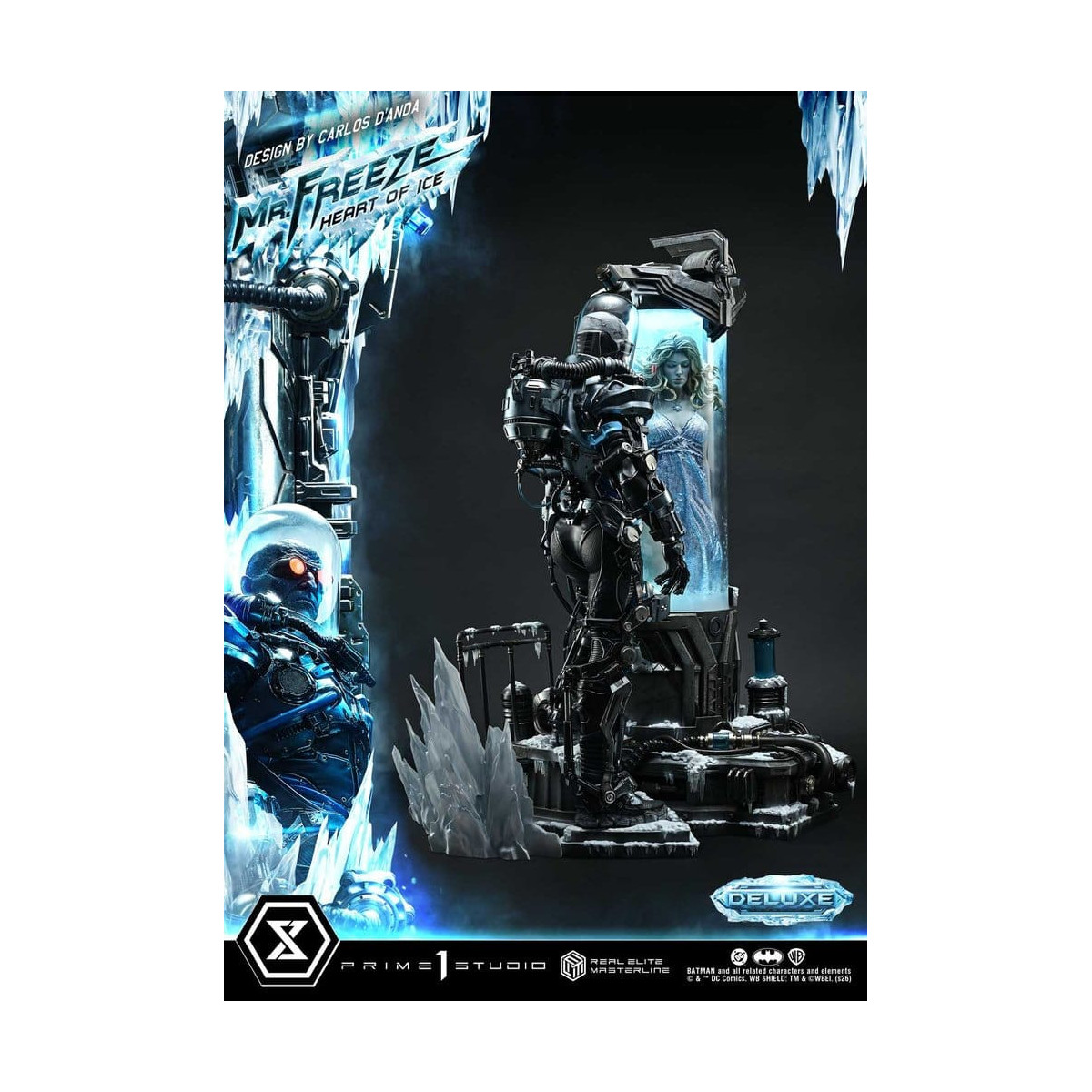 Prime 1 Studio - Mr Freeze Heart of Ice (Design di Carlos D'Anda) Versione Bonus DX - Real Elite Masterline Serie 1/3