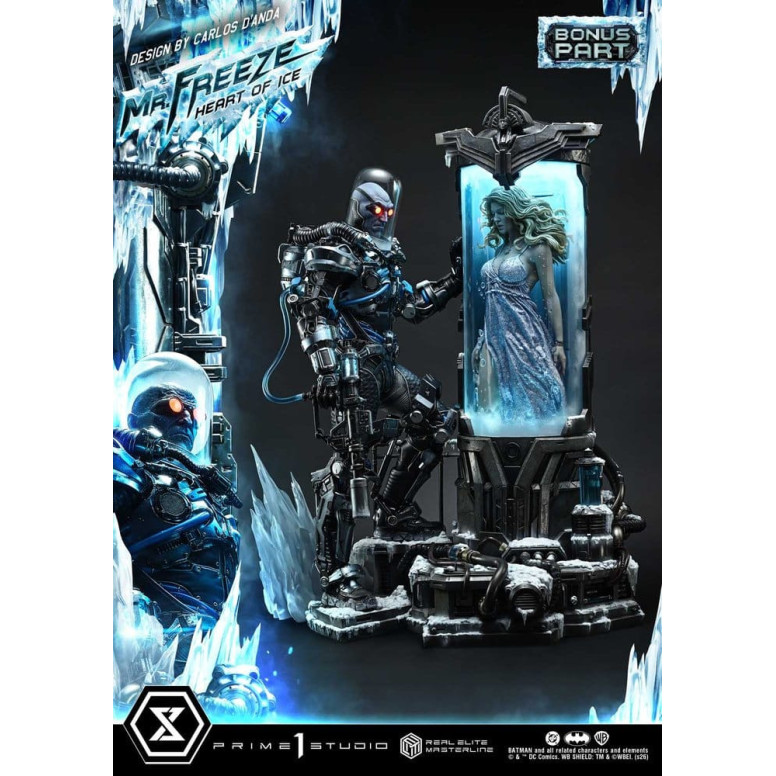 Prime 1 Studio - Mr Freeze Heart of Ice (Design di Carlos D'Anda) Versione Bonus DX - Real Elite Masterline Serie 1/3