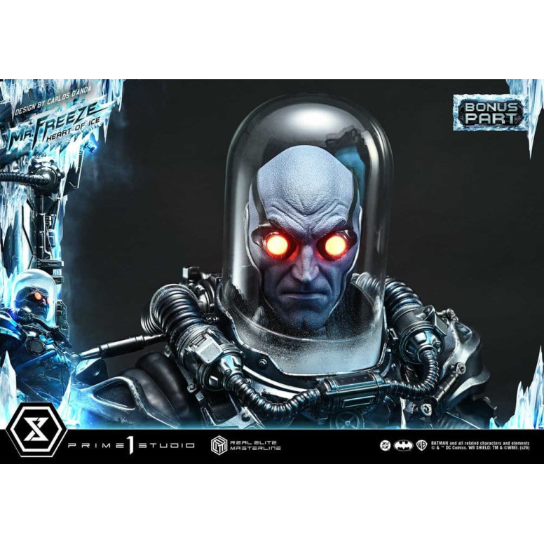 Prime 1 Studio - Mr Freeze Heart of Ice (Design di Carlos D'Anda) Versione Bonus DX - Real Elite Masterline Serie 1/3
