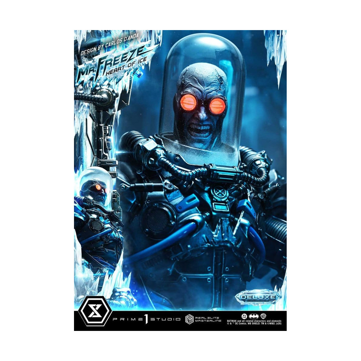 Prime 1 Studio - Mr Freeze Heart of Ice (Design di Carlos D'Anda) Versione DX - Real Elite Masterline Series 1/3