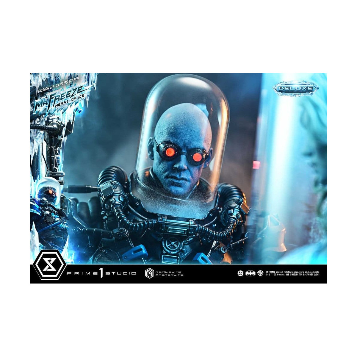Prime 1 Studio - Mr Freeze Heart of Ice (Design di Carlos D'Anda) Versione DX - Real Elite Masterline Series 1/3