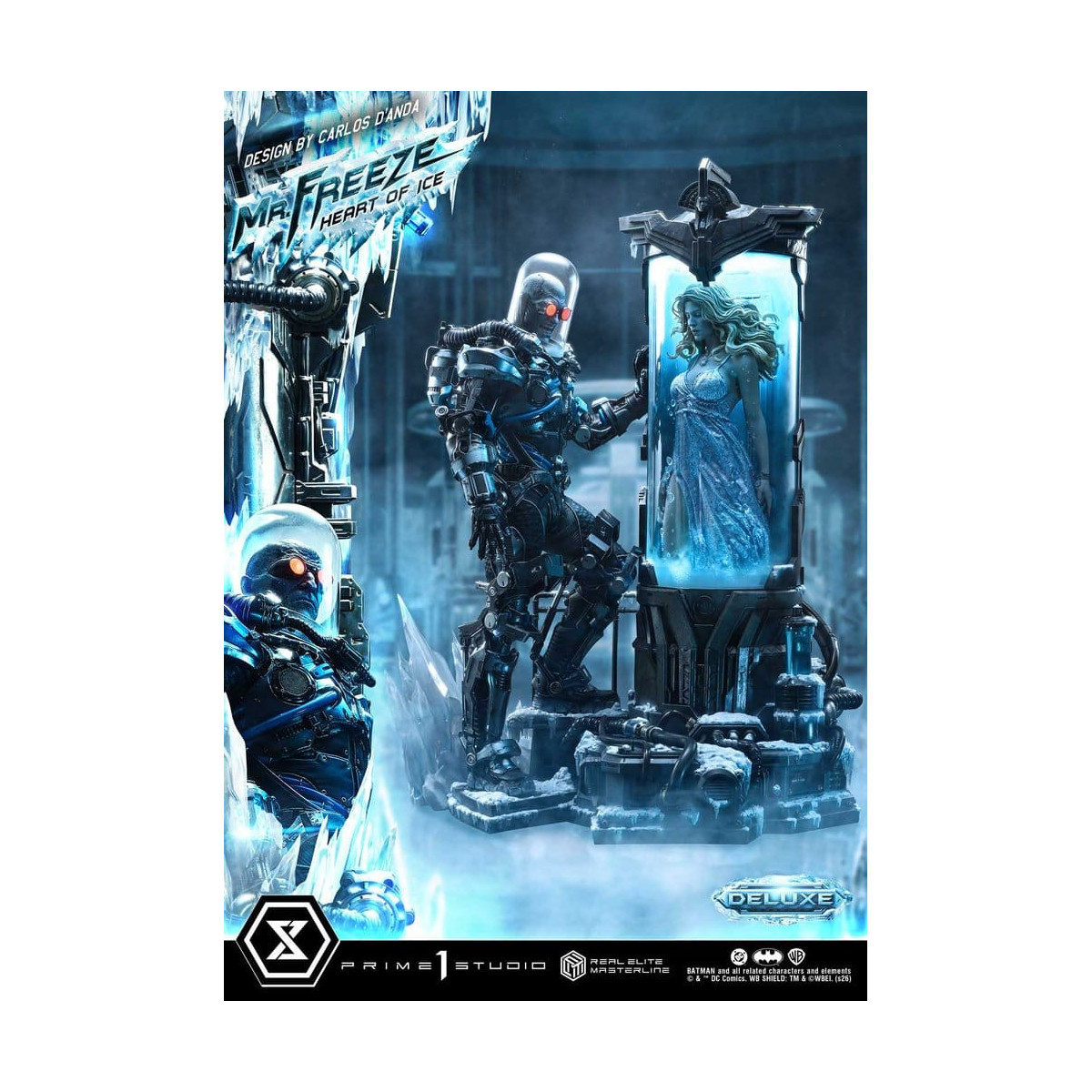Prime 1 Studio - Mr Freeze Heart of Ice (Design di Carlos D'Anda) Versione DX - Real Elite Masterline Series 1/3