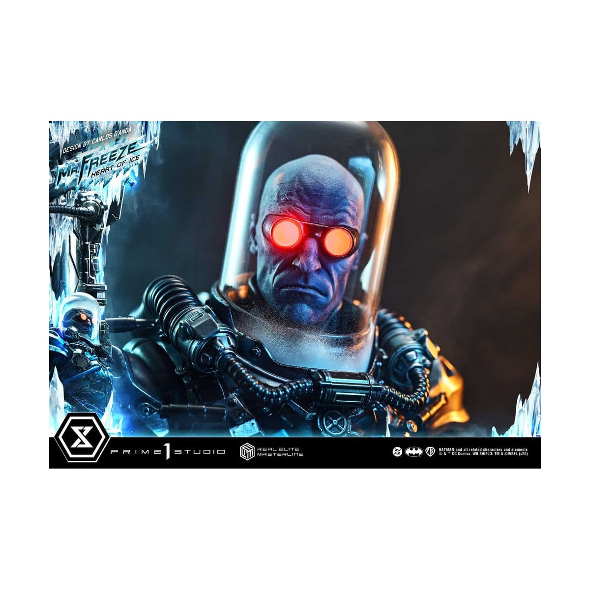Prime 1 Studio - Mr Freeze Heart of Ice (Design di Carlos D'Anda) Versione DX - Real Elite Masterline Series 1/3