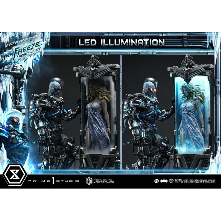 Prime 1 Studio - Mr Freeze Heart of Ice (Design di Carlos D'Anda) Versione DX - Real Elite Masterline Series 1/3