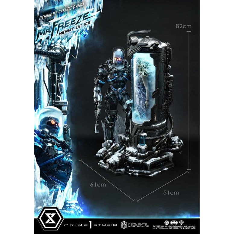 Prime 1 Studio - Mr Freeze Heart of Ice (Design di Carlos D'Anda) Versione DX - Real Elite Masterline Series 1/3