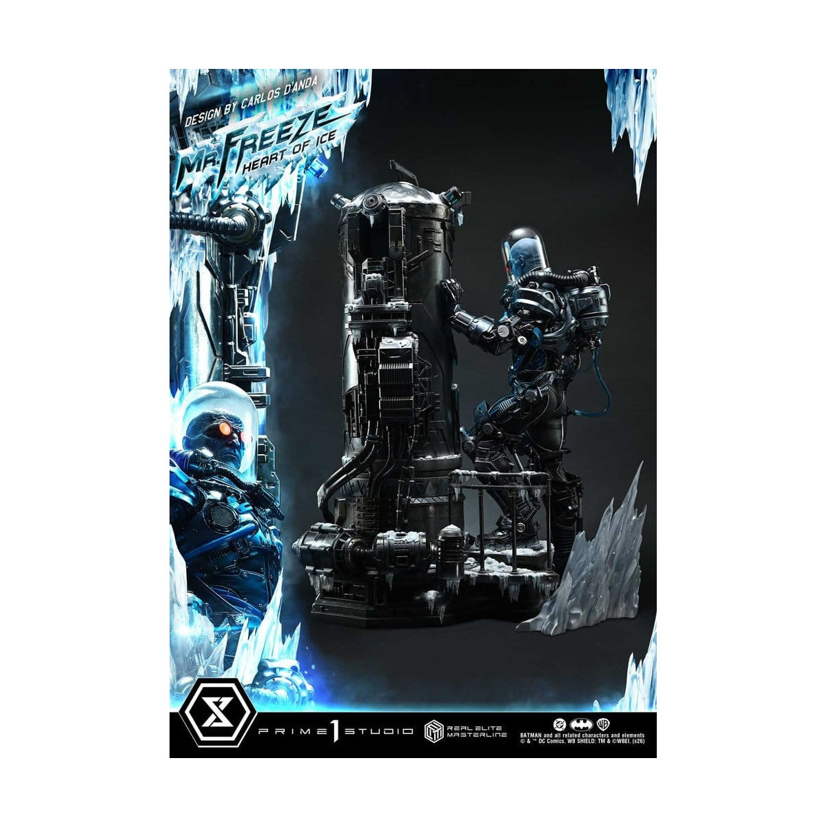 Prime 1 Studio - Mr Freeze Heart of Ice (Design di Carlos D'Anda) Versione DX - Real Elite Masterline Series 1/3