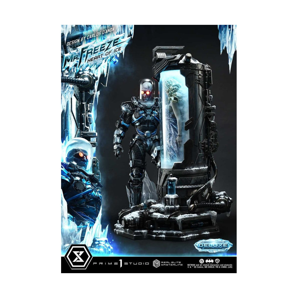 Prime 1 Studio - Mr Freeze Heart of Ice (Design di Carlos D'Anda) Versione DX - Real Elite Masterline Series 1/3