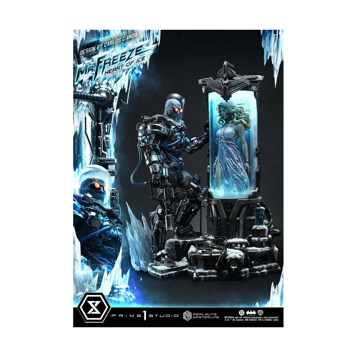 Prime 1 Studio - Mr Freeze Heart of Ice (Design di Carlos D'Anda) - Real Elite Masterline Serie 1/3