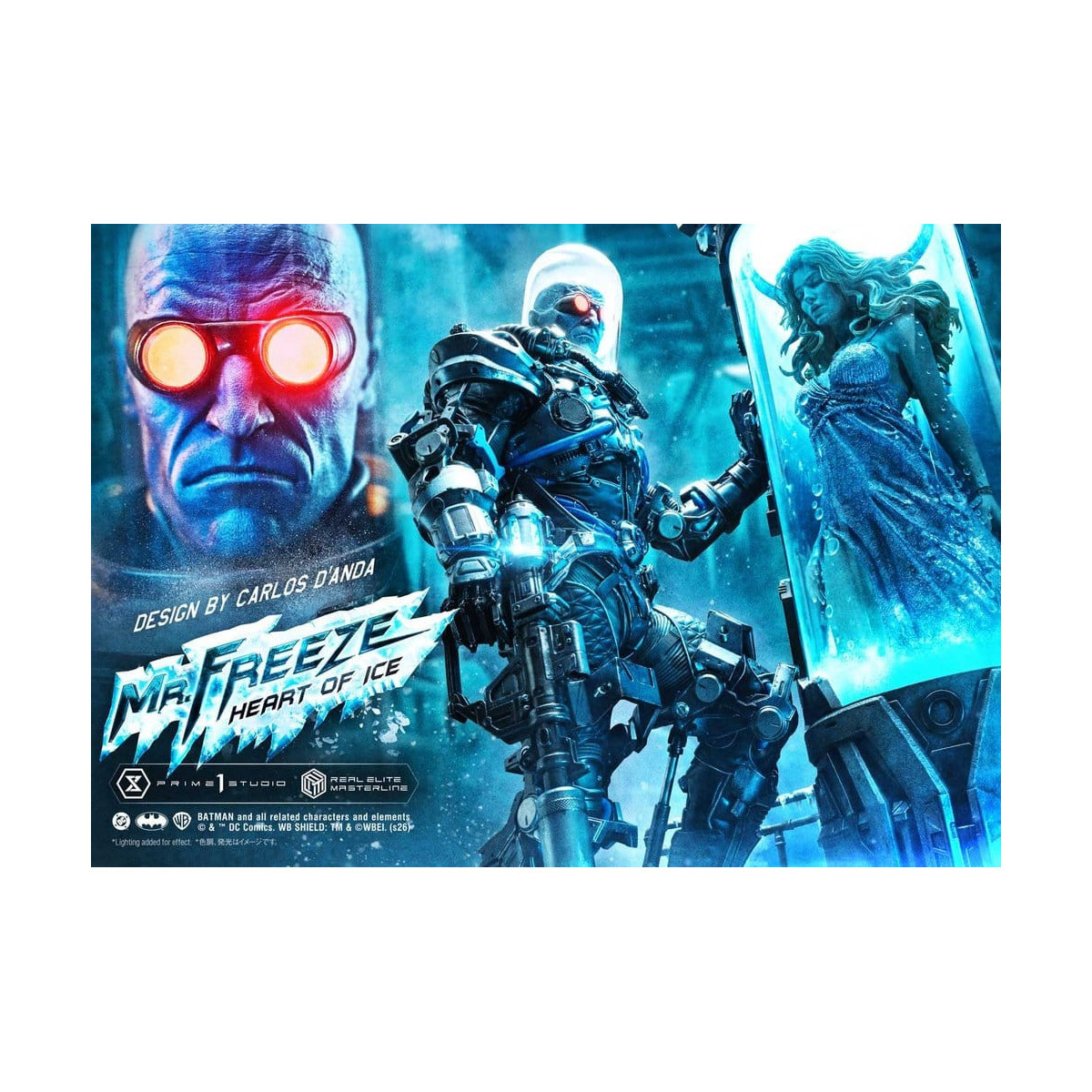Prime 1 Studio - Mr Freeze Heart of Ice (Design di Carlos D'Anda) - Real Elite Masterline Serie 1/3