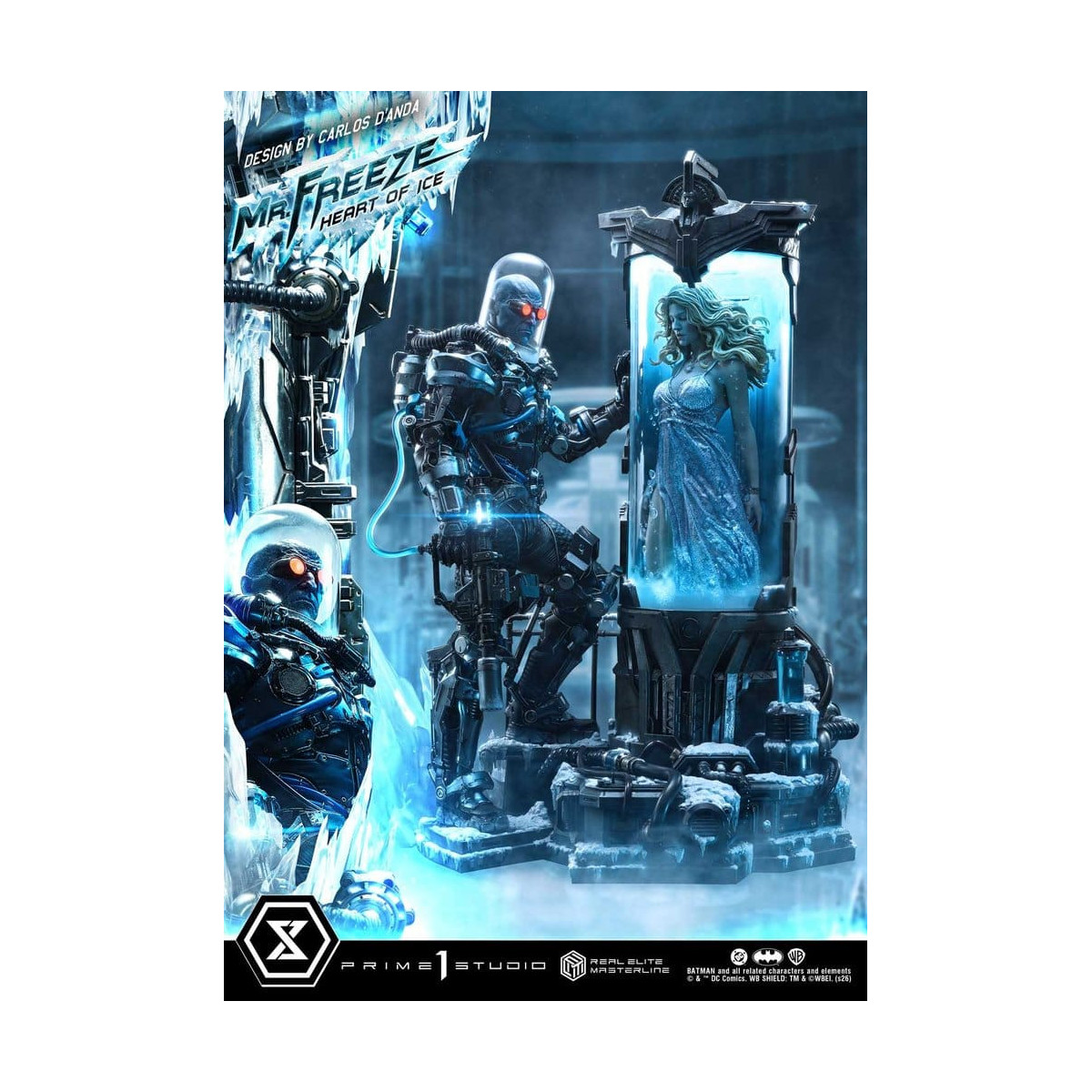 Prime 1 Studio - Mr Freeze Heart of Ice (Design di Carlos D'Anda) - Real Elite Masterline Serie 1/3