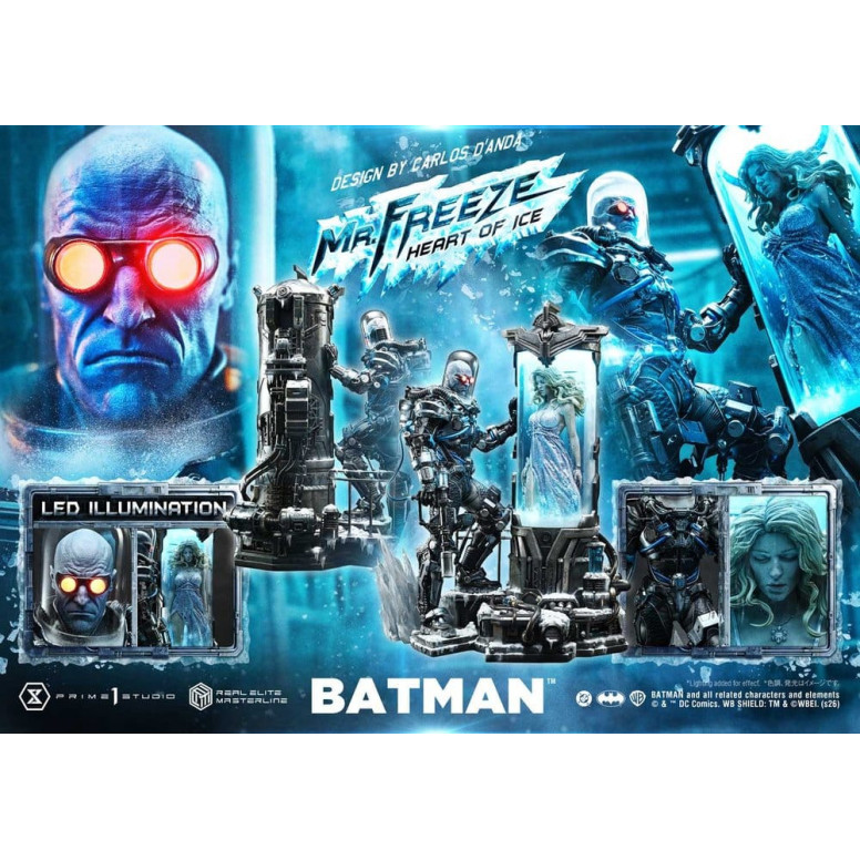 Prime 1 Studio - Mr Freeze Heart of Ice (Design di Carlos D'Anda) - Real Elite Masterline Serie 1/3