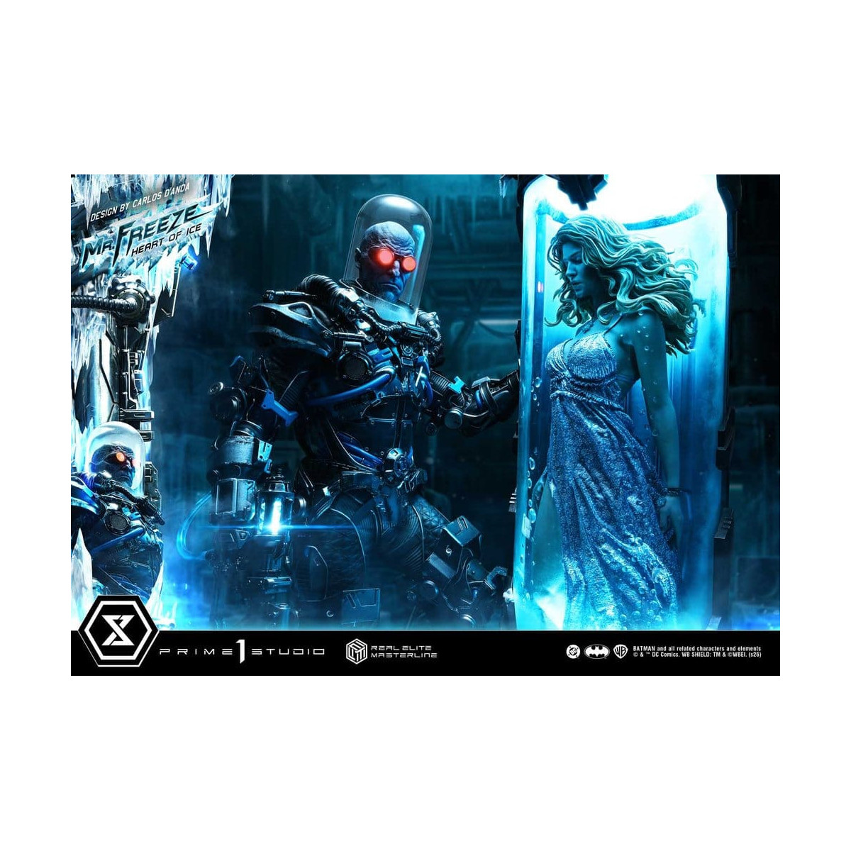 Prime 1 Studio - Mr Freeze Heart of Ice (Design di Carlos D'Anda) - Real Elite Masterline Serie 1/3