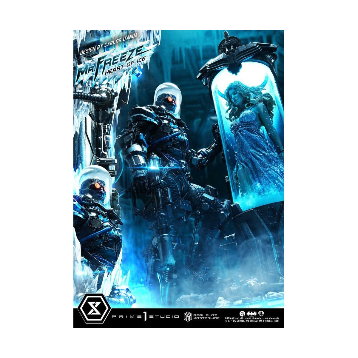 Prime 1 Studio - Mr Freeze Heart of Ice (Design di Carlos D'Anda) - Real Elite Masterline Serie 1/3