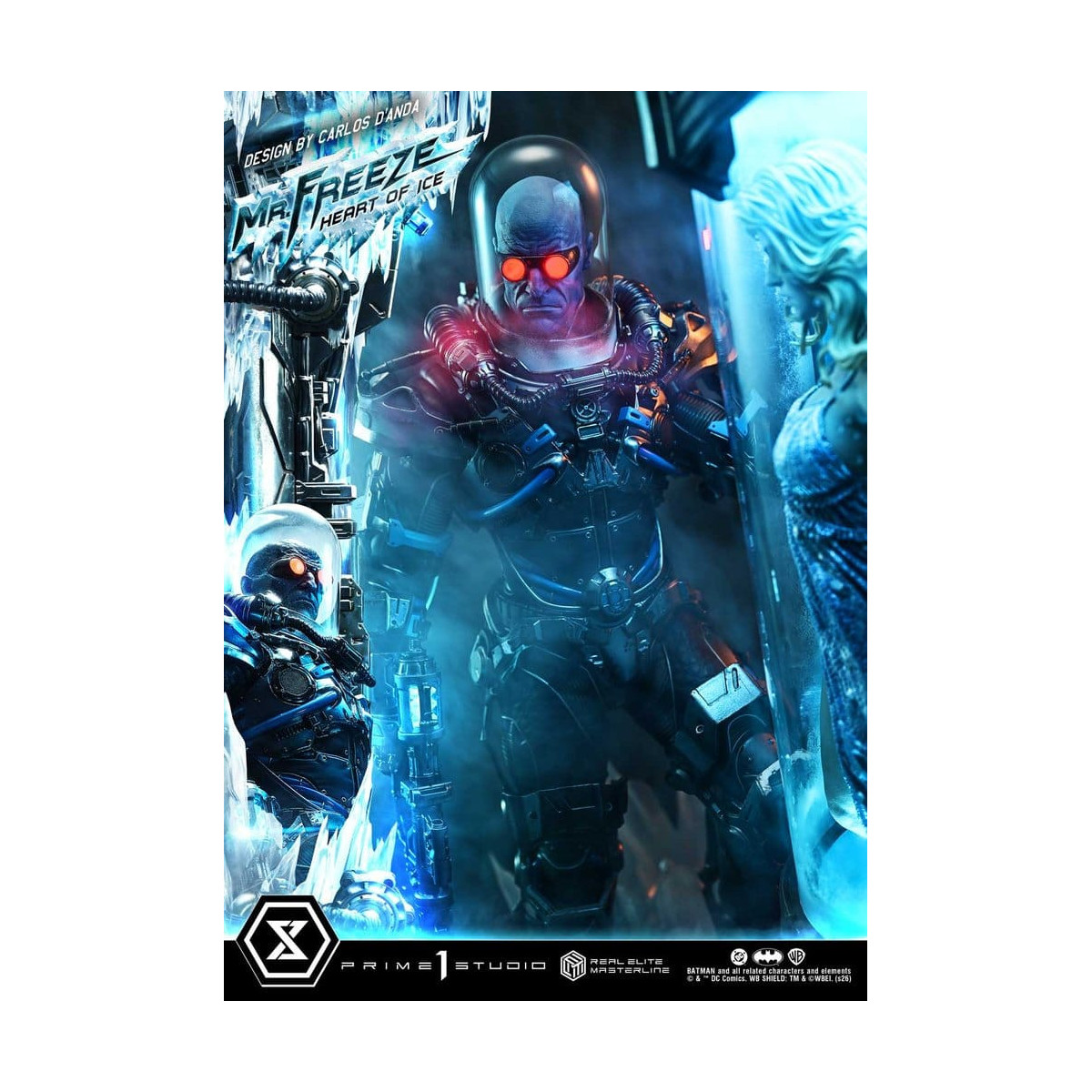 Prime 1 Studio - Mr Freeze Heart of Ice (Design di Carlos D'Anda) - Real Elite Masterline Serie 1/3