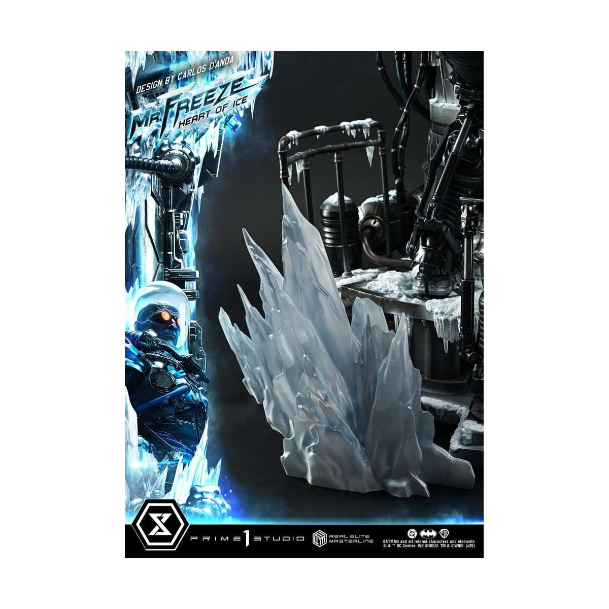 Prime 1 Studio - Mr Freeze Heart of Ice (Design di Carlos D'Anda) - Real Elite Masterline Serie 1/3