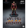 Threezero Infinity Saga Iron Man - Mark 6 (danneggiato in battaglia) DLX, scala 1/12