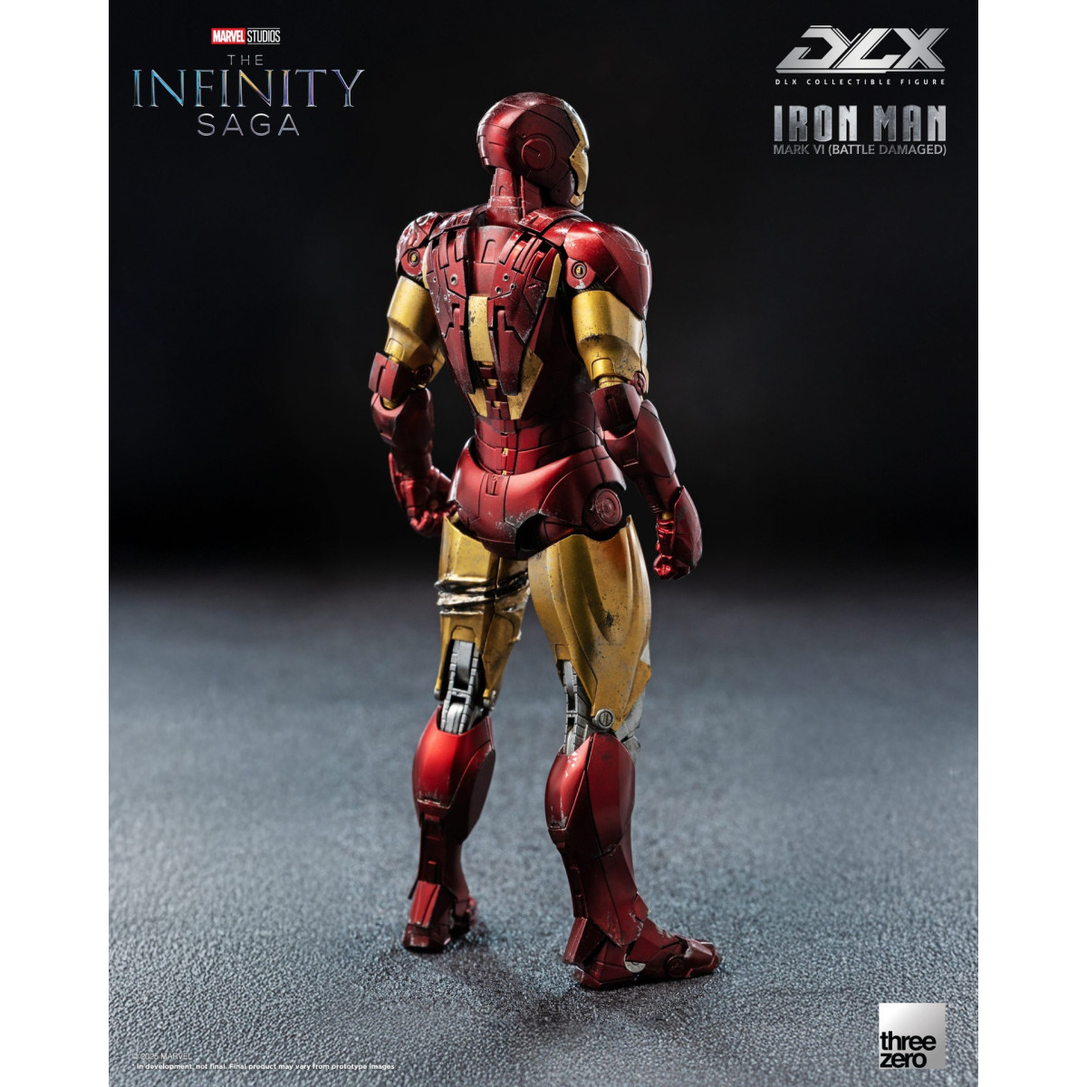Threezero Infinity Saga Iron Man - Mark 6 (danneggiato in battaglia) DLX, scala 1/12