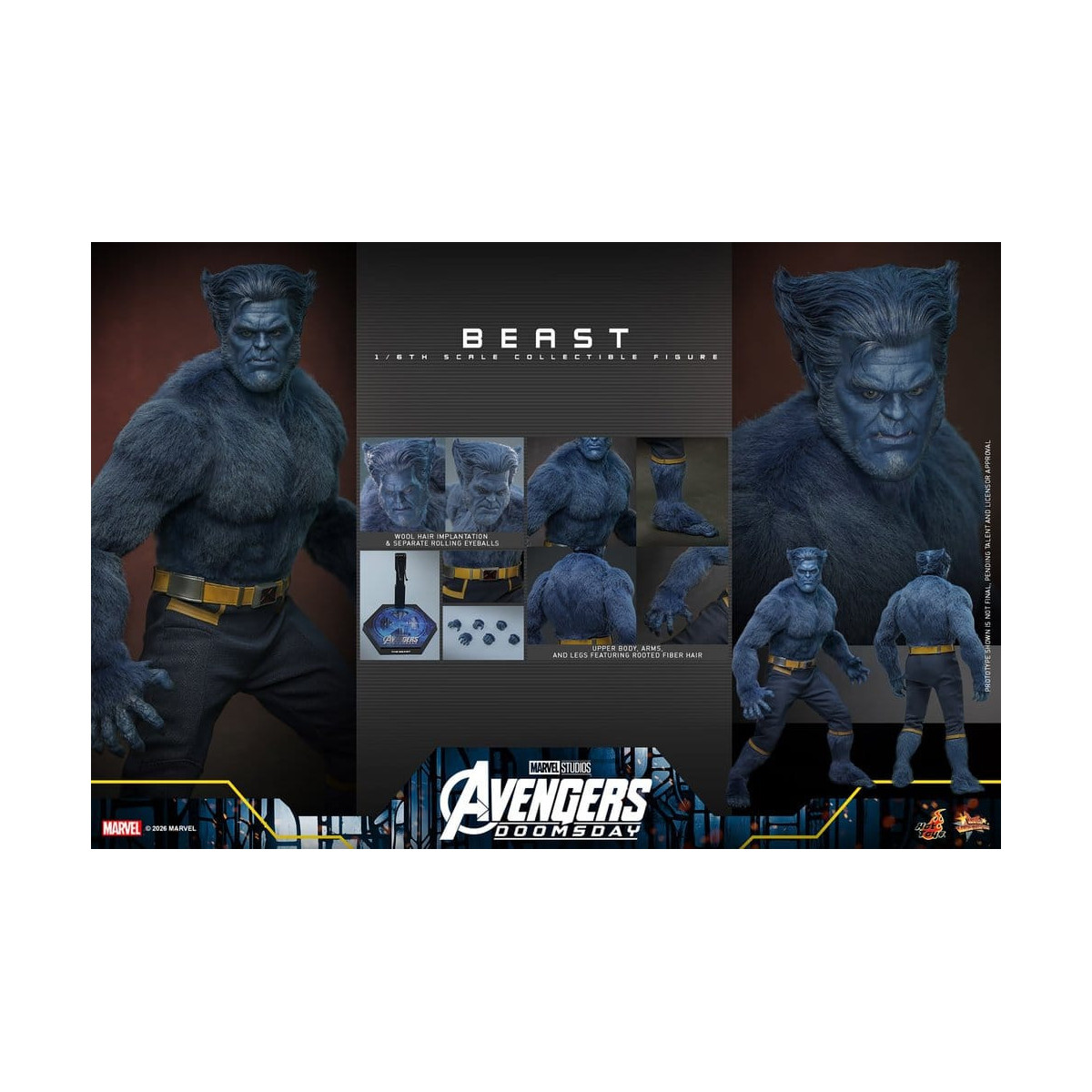 Hot Toys - Beast MMS o in scala 1/6 - Avengers: Doomsday